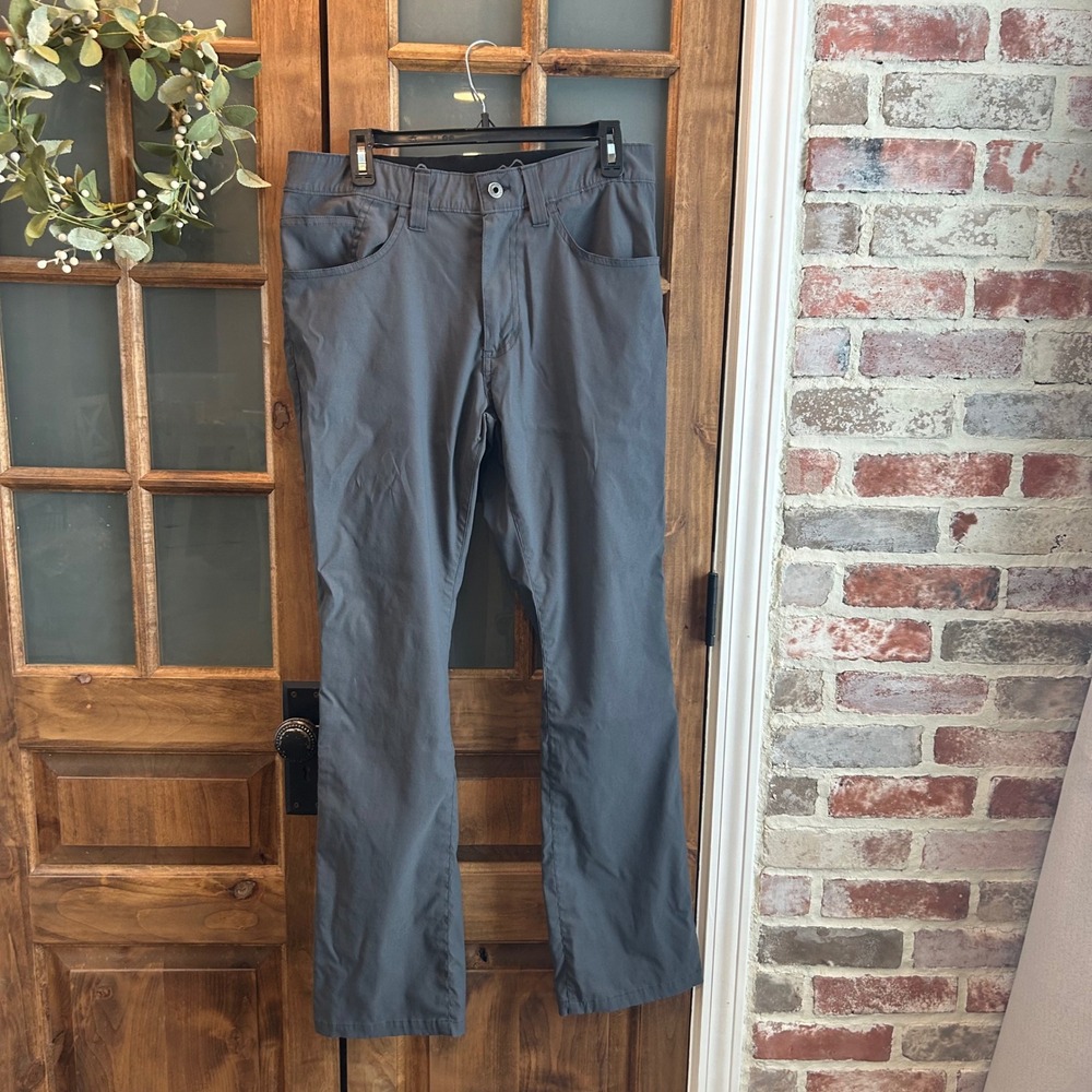 Eddie Bauer Mens Pants Gray Water Resistant‎ Stretch Size 32x32 Outdoor Casual